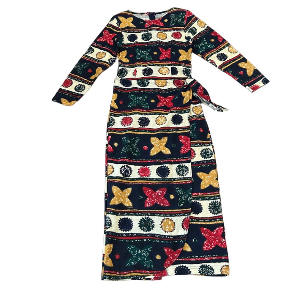 Vintage Colorful Margos Dress Size S